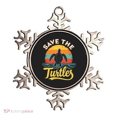 Determined Turtle - Save The Turtles Ornament