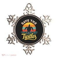 Determined Turtle - Save The Turtles Ornament thumb 0