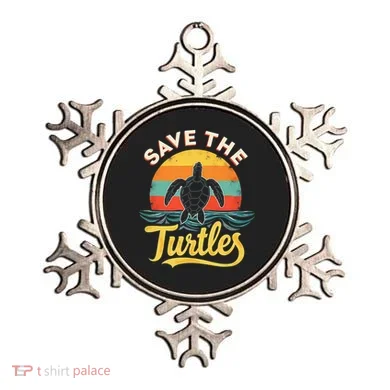 Determined Turtle - Save The Turtles Ornament