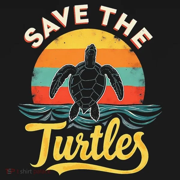Determined Turtle - Save The Turtles Ornament