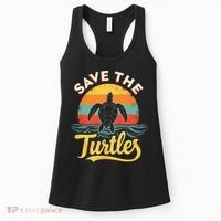 Determined Turtle - Save The Turtles Women's Tank Top thumb 0