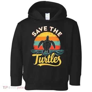 Determined Turtle - Save The Turtles Toddler Hoodie