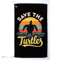 Determined Turtle - Save The Turtles Golf Towel thumb 0