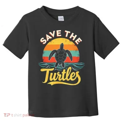 Determined Turtle - Save The Turtles Toddler T-Shirt