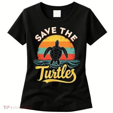 Determined Turtle - Save The Turtles Women's T-Shirt