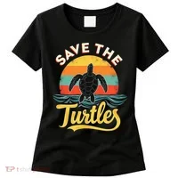 Determined Turtle - Save The Turtles Women's T-Shirt thumb 0