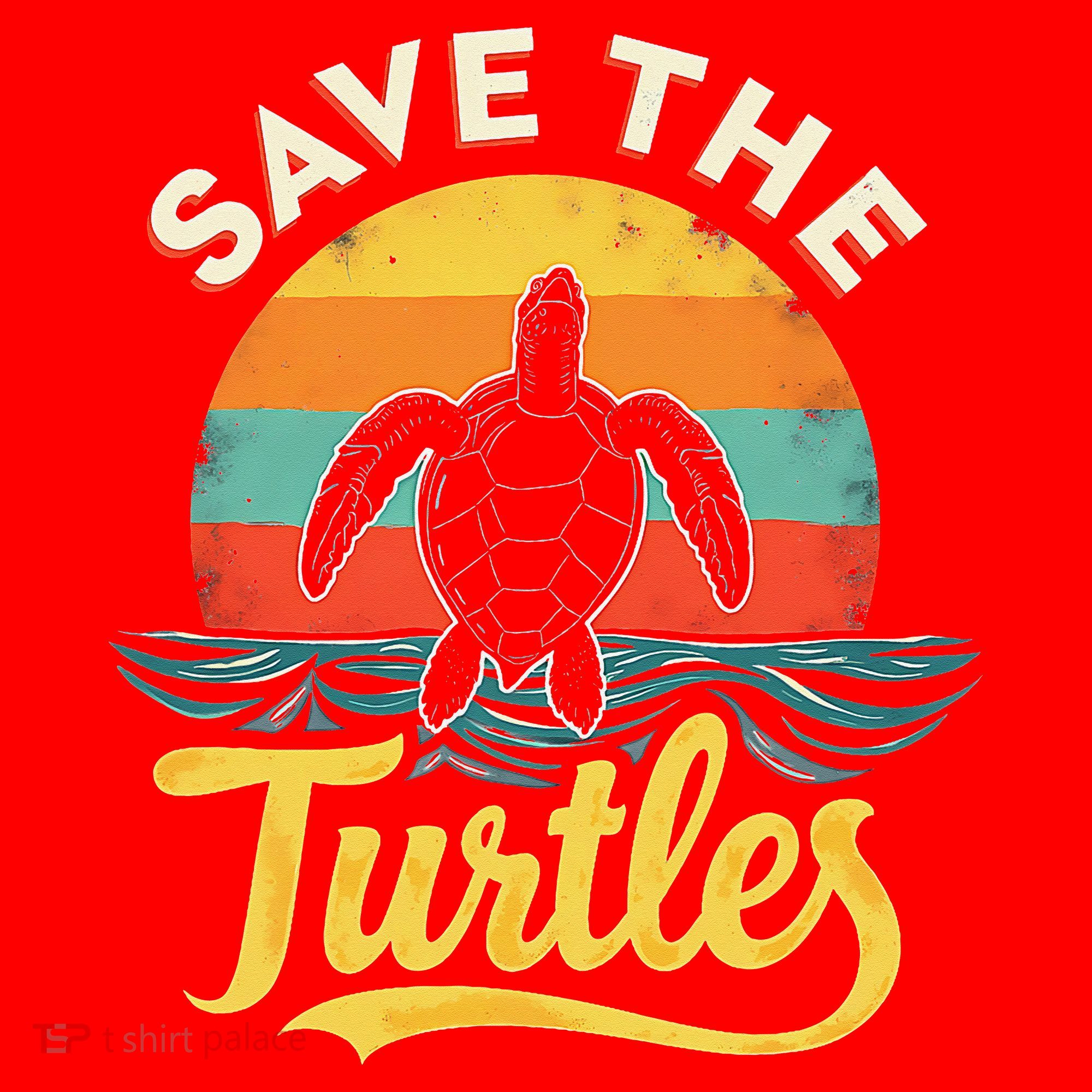Determined Turtle - Save The Turtles Santa Hat