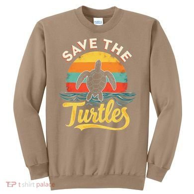 Determined Turtle - Save The Turtles Sweatshirt
