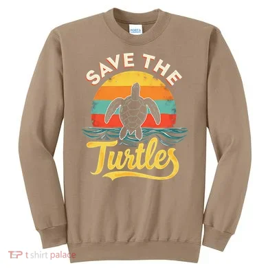Determined Turtle - Save The Turtles Sweatshirt