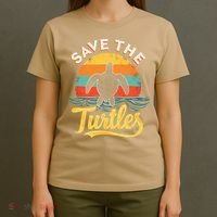 Determined Turtle - Save The Turtles T-Shirt thumb 4