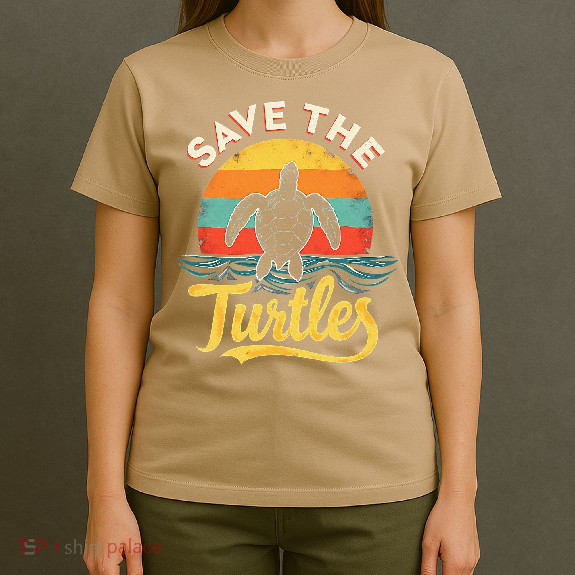 Determined Turtle - Save The Turtles T-Shirt