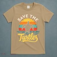 Determined Turtle - Save The Turtles T-Shirt thumb 5