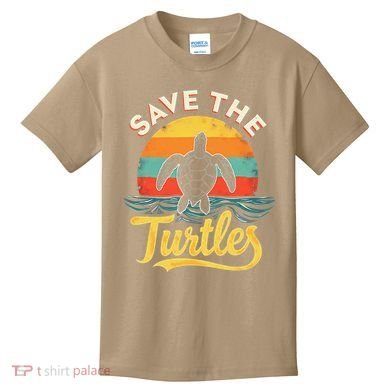 Determined Turtle - Save The Turtles Kids T-Shirt