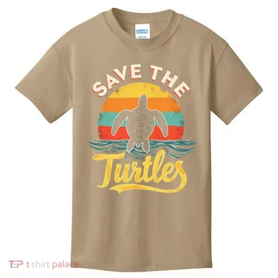 Determined Turtle - Save The Turtles Kids T-Shirt