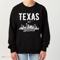Dallas Texas Skyline Women's Sweatshirt thumb 0
