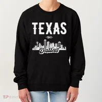 Dallas Texas Skyline Women's Sweatshirt thumb 0