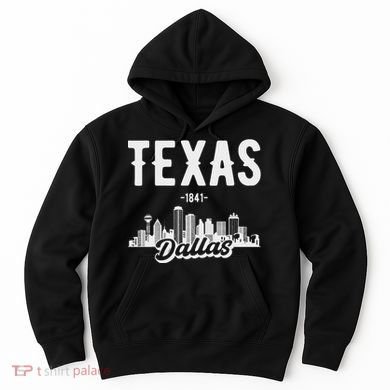 Dallas Texas Skyline Hoodie
