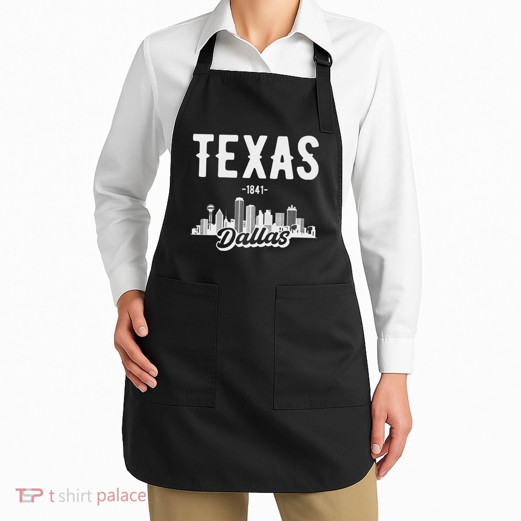 Dallas Texas Skyline Apron