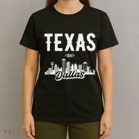 Dallas Texas Skyline T-Shirt thumb 4
