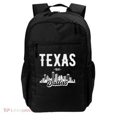Dallas Texas Skyline Backpack