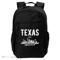 Dallas Texas Skyline Backpack thumb 0