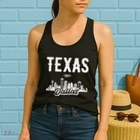Dallas Texas Skyline Women's Tank Top thumb 2