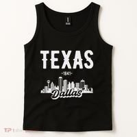 Dallas Texas Skyline Tank Top thumb 2