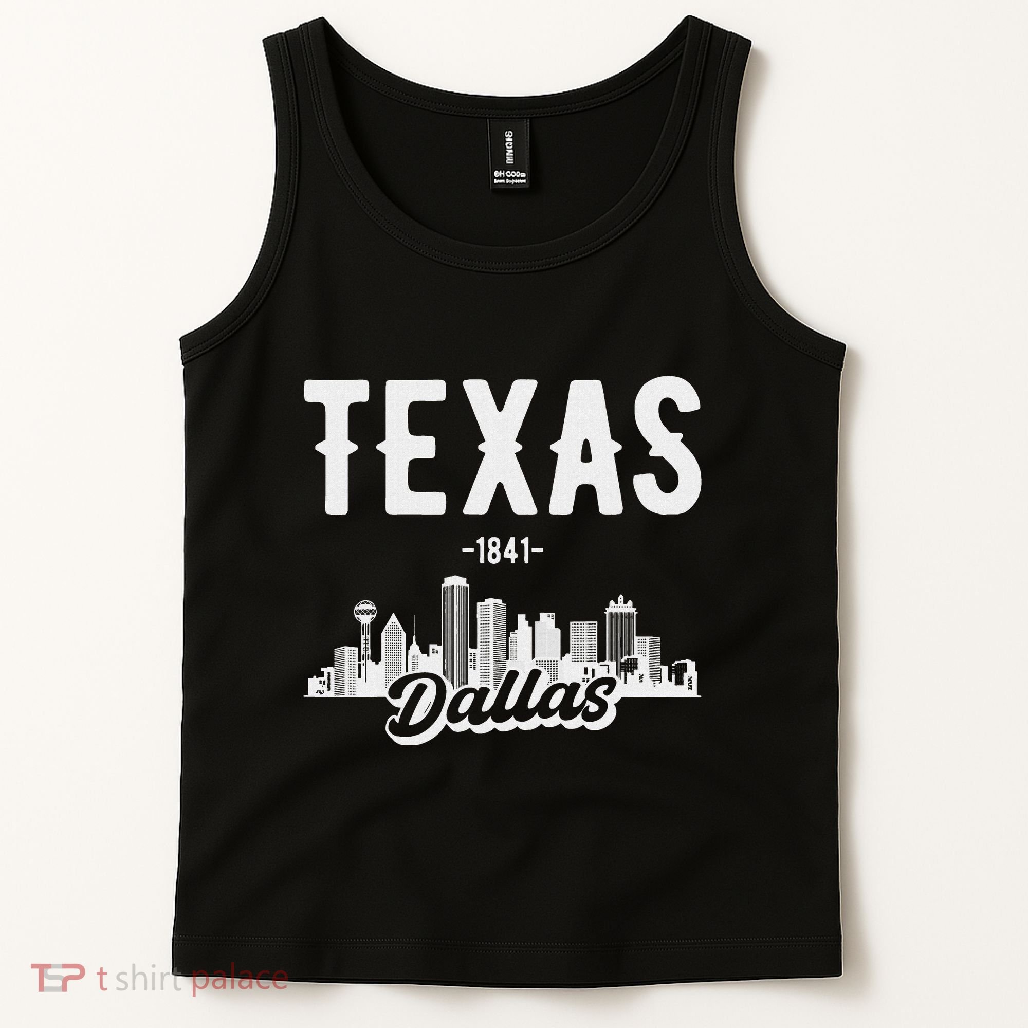 Dallas Texas Skyline Tank Top