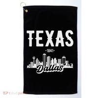 Dallas Texas Skyline Golf Towel thumb 0