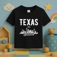 Dallas Texas Skyline Toddler T-Shirt thumb 3