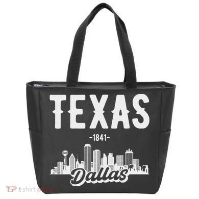 Dallas Texas Skyline Tote Bag