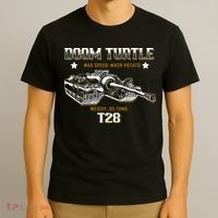 Doom Turtle T28 Super Heavy Tank T-Shirt thumb 3