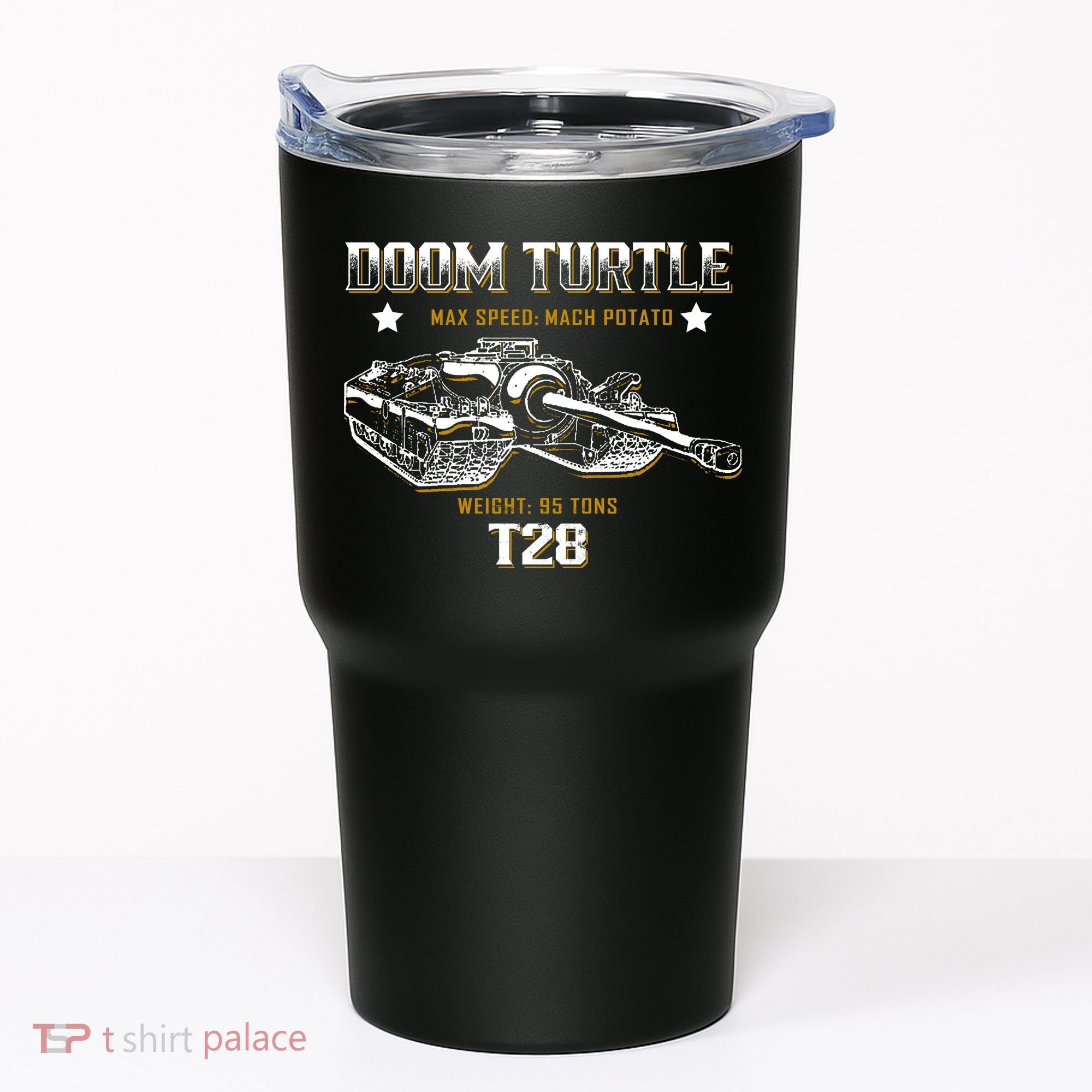 Doom Turtle T28 Super Heavy Tank Tumbler