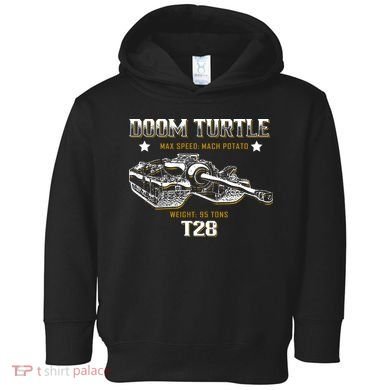 Doom Turtle T28 Super Heavy Tank Toddler Hoodie