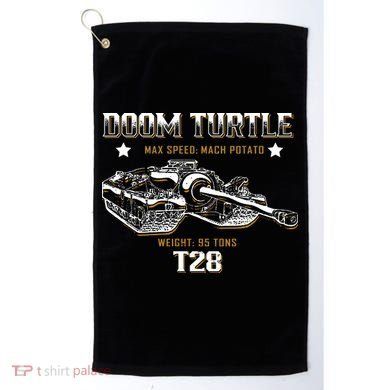 Doom Turtle T28 Super Heavy Tank Golf Towel