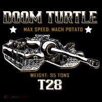 Doom Turtle T28 Super Heavy Tank Toddler T-Shirt thumb 4