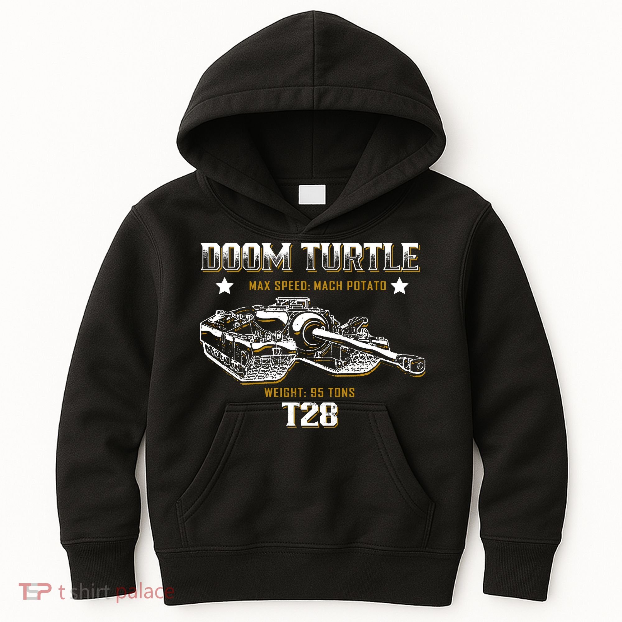 Doom Turtle T28 Super Heavy Tank Kids Hoodie