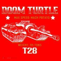 Doom Turtle T28 Super Heavy Tank Santa Hat thumb 1