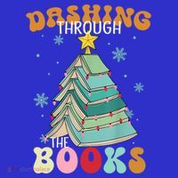 Dashing Through The Books Funny Book Christmas Tree Teacher Great Gift Women's T-Shirt thumb 6