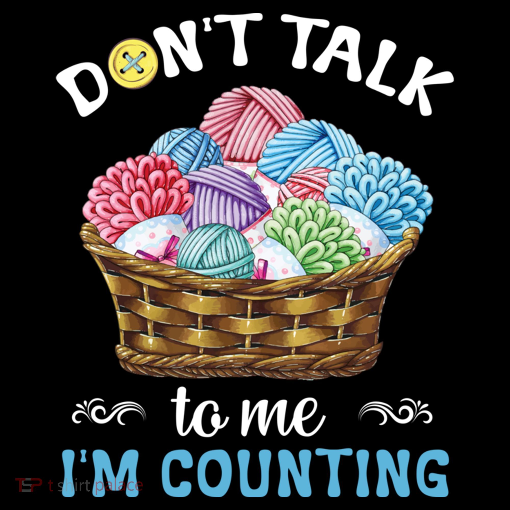 Don't Talk To Me I'm Counting Funny Crochet Knitting Funny Gift Coffee Mug