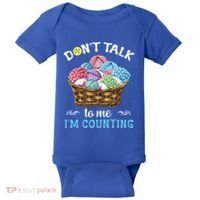 Don't Talk To Me I'm Counting Funny Crochet Knitting Funny Gift Baby Bodysuit thumb 0