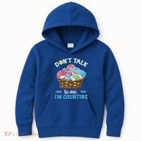 Don't Talk To Me I'm Counting Funny Crochet Knitting Funny Gift Kids Hoodie thumb 0
