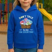 Don't Talk To Me I'm Counting Funny Crochet Knitting Funny Gift Kids Hoodie thumb 3