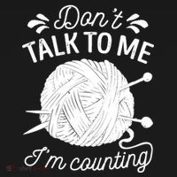 Don't Talk To Me I'm Counting Knitting Lover Knitters Gift Doggie Tank thumb 4