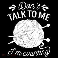 Don't Talk To Me I'm Counting Knitting Lover Knitters Gift Women's Hoodie thumb 2