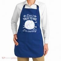 Don't Talk To Me I'm Counting Knitting Lover Knitters Gift Apron thumb 2