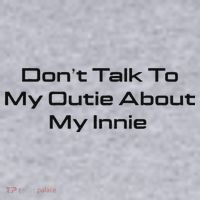 Dont Talk To My Outie About My Innie Women's Sweatshirt thumb 2