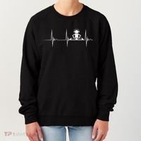 DJ Techno Turntable DJ Heartbeat EKG Pulse Dance Music Women's Sweatshirt thumb 0