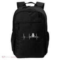 DJ Techno Turntable DJ Heartbeat EKG Pulse Dance Music Backpack thumb 0