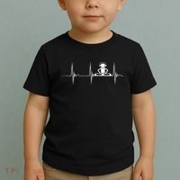 DJ Techno Turntable DJ Heartbeat EKG Pulse Dance Music Toddler T-Shirt thumb 2